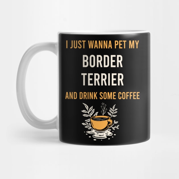 Border Terrier Dog Coffee by Hanh Tay